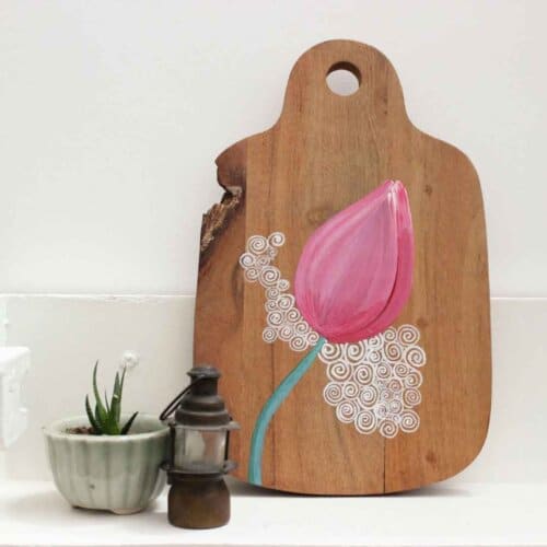 Lotus Wooden Cutting Board – How to Upcycle