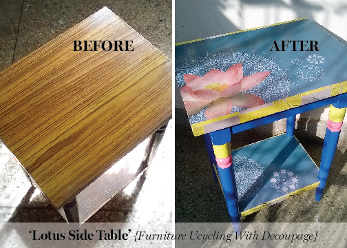 Upcycled Furniture – ‘Pankaja’ Side Tables