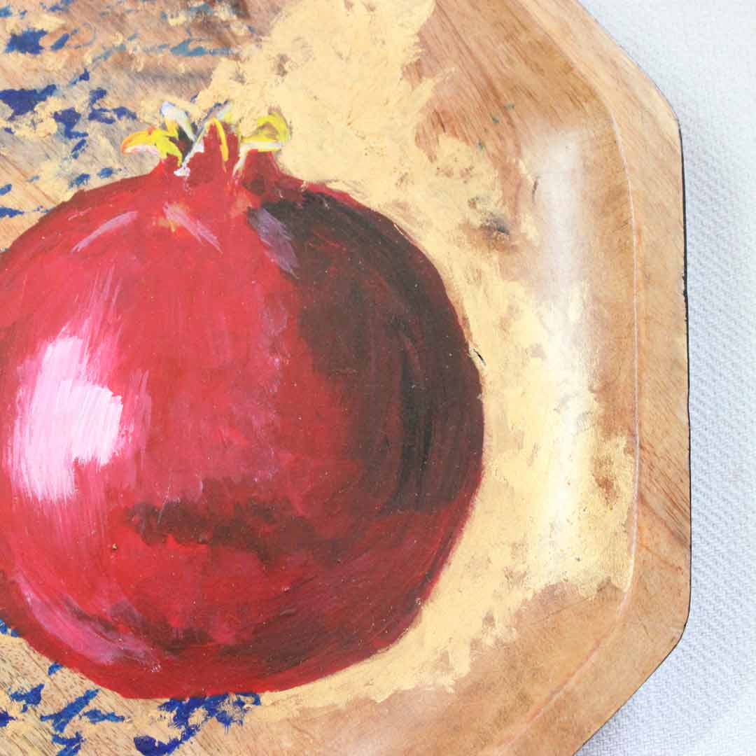 Pomegranate {Wooden Tray} – Latest Addition