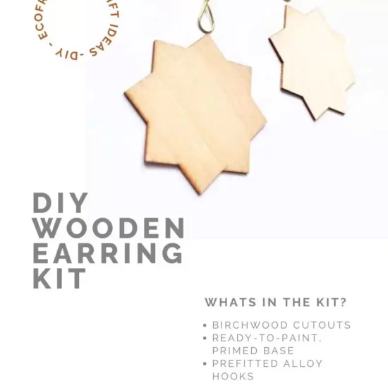 DIY Birchwood Earrings Kit