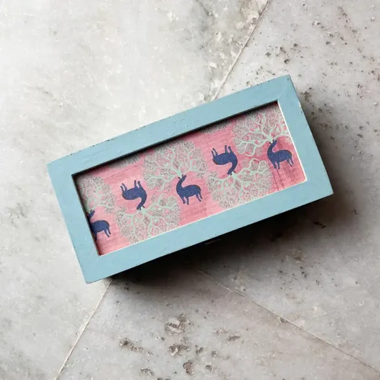 Gond Deer Upcycled Box