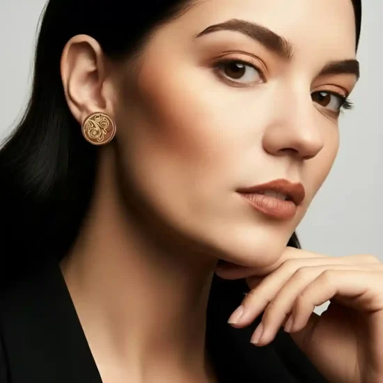 Folia | Upcycled Taarkashi Wooden Earrings