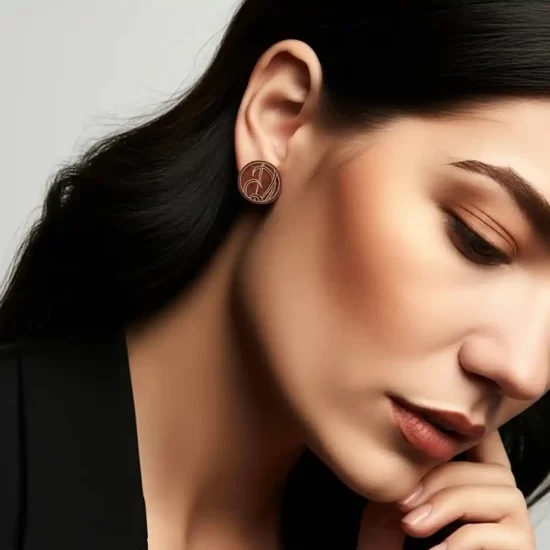 Frondes | Upcycled Taarkashi Wooden Earrings