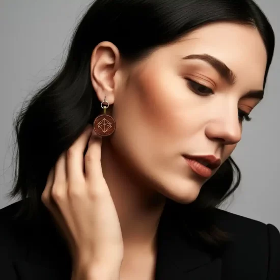 Iaspis | Upcycled Taarkashi Wooden Earrings