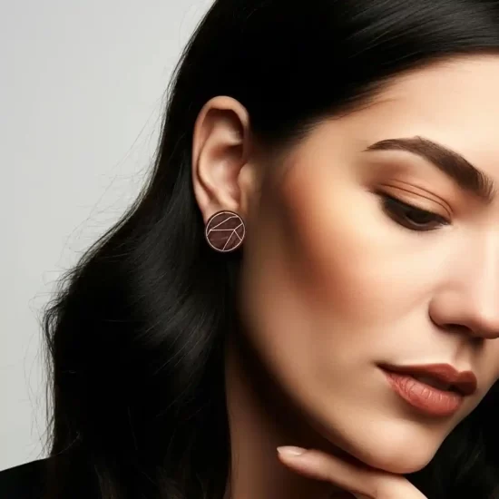 Lineae | Upcycled Taarkashi Wooden Earrings