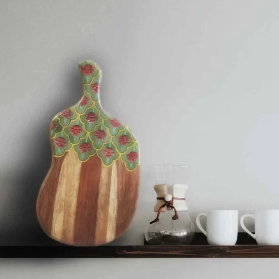 Lotus Cutting Board | upcycled decor