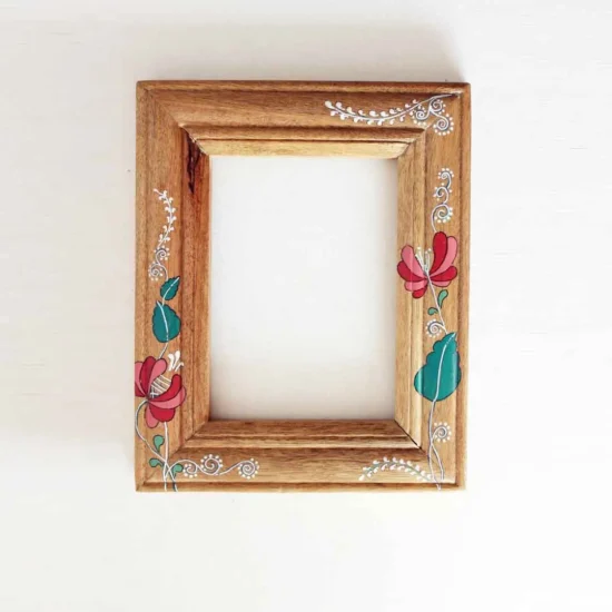 Upcycld Art Frame Vintage Florals 03