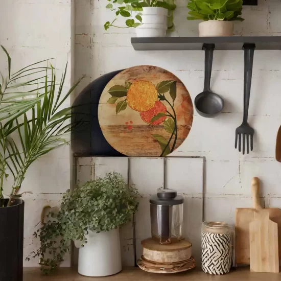 Hydrangea | Upcycled Wall Plate