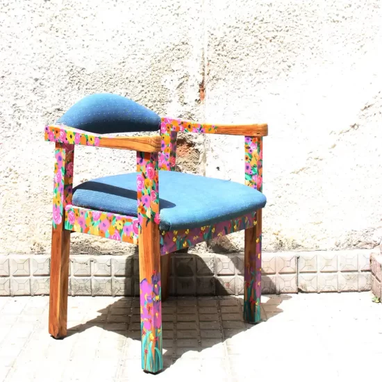 Rose Floralis Chair | Upcycled Furniture